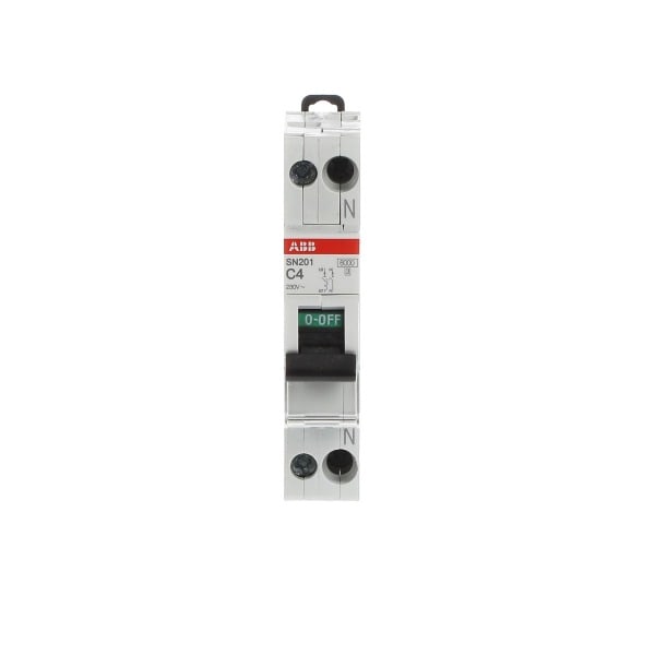 ABB - Leitungsschutzschalter Schmalbau 1+N-polig Charakteristik C 4A 6kA