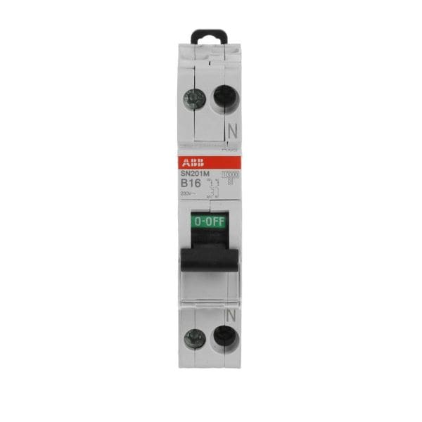 ABB - Leitungsschutzschalter Schmalbau 1+N-polig Charakteristik B16A 6kA