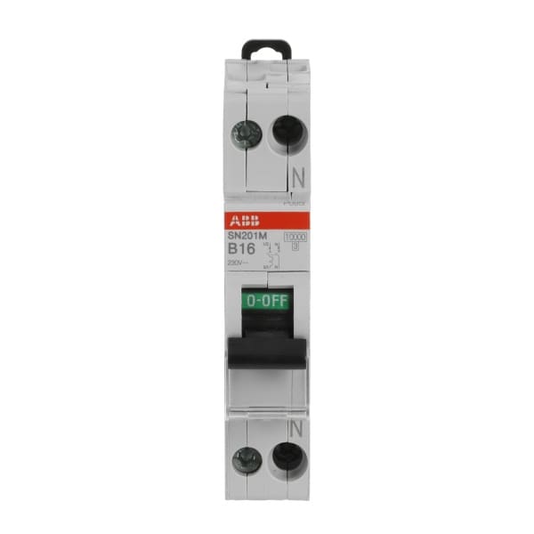 ABB - Leitungsschutzschalter Schmalbau 1+N-polig Charakteristik B16A 6kA