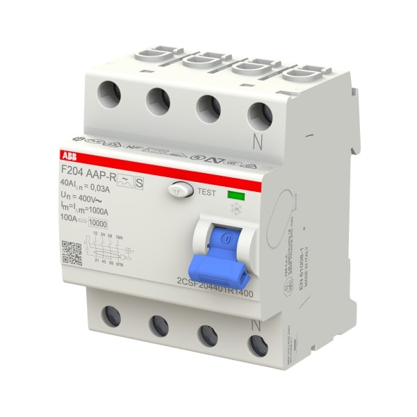 ABB - Fehlerstrom-Schutzeinrichtung 4-polig Typ A AP-R 40A Bemessungsfehlerstrom 30mA