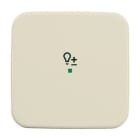 BUSCH-JAEGER - Wippe 1-fach für flex f@h KNX mit Symbol Dimmen weiß - Duro 2000 SI