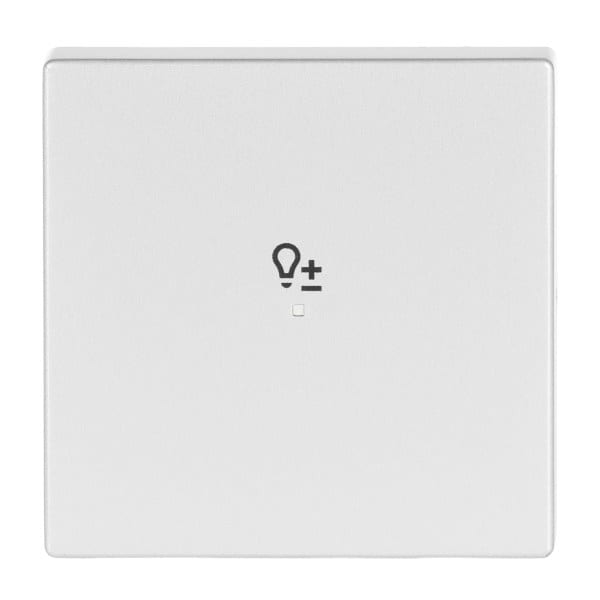 BUSCH-JAEGER - Wippe 1-fach für flex f@h KNX mit Symbol Dimmen alusilber - Plattform 63