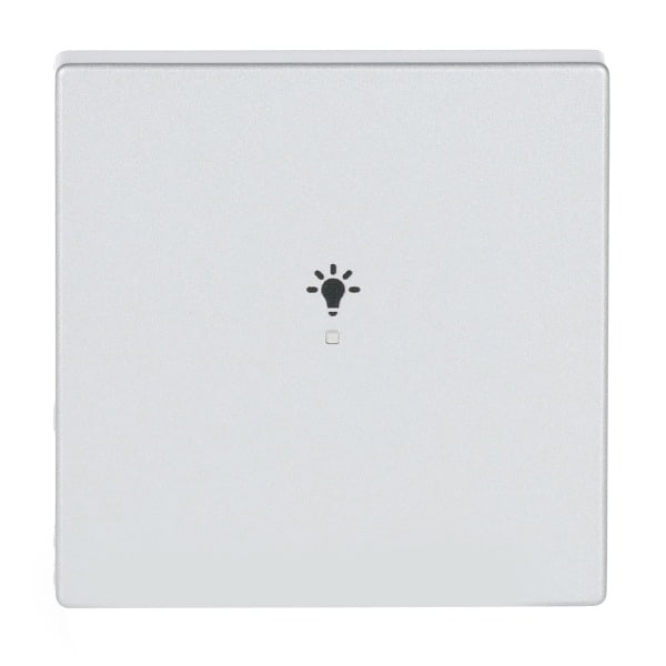 BUSCH-JAEGER - Wippe 1-fach für flex f@h KNX mit Symbol Licht alusilber - Plattform 63