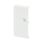 BUSCH-JAEGER - Wippe 2-fach links für flex f@h KNX mit Symbol Dimmen studioweiß- Plattform 63