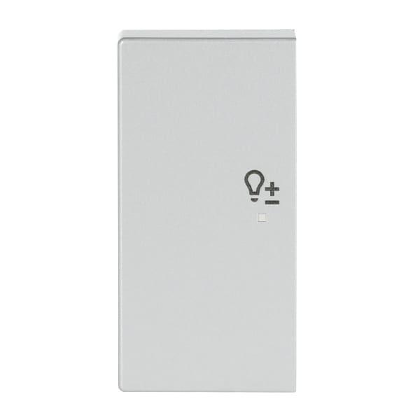 BUSCH-JAEGER - Wippe 2-fach links für flex f@h KNX mit Symbol Dimmen alusilber - Plattform 63