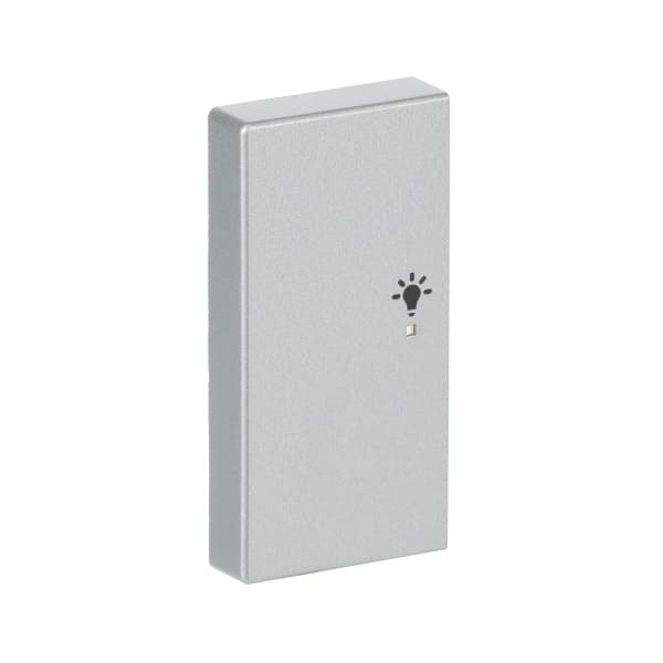 BUSCH-JAEGER - Wippe 2-fach links für flex f@h KNX mit Symbol Licht alusilber - Plattform 63