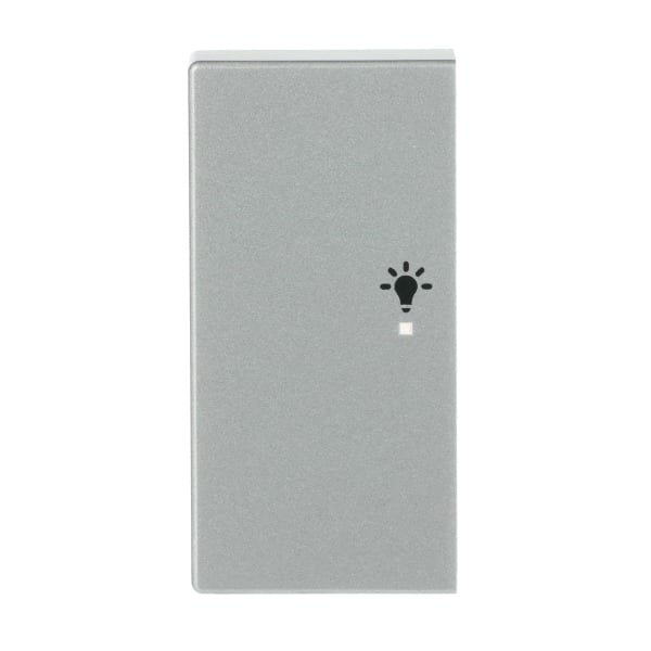 BUSCH-JAEGER - Wippe 2-fach links für flex f@h KNX mit Symbol Licht alusilber - Plattform 63