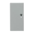 BUSCH-JAEGER - Wippe 2-fach links für flex f@h KNX mit Symbol Licht alusilber - Plattform 63