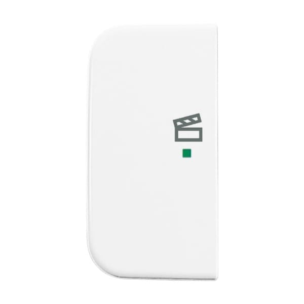 BUSCH-JAEGER - Wippe 2-fach links für flex f@h KNX mit Symbol Szene alpinweiß - Reflex SI