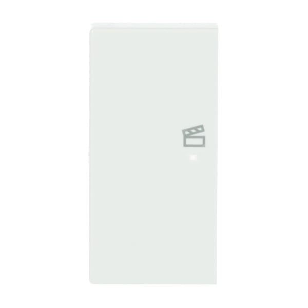 BUSCH-JAEGER - Wippe 2-fach links für flex f@h KNX mit Symbol Szene studioweiß - Plattform 63