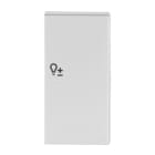 BUSCH-JAEGER - Wippe 2-fach rechts mit Symbol Dimmer Symbol Dimmen alusilber - Plattform 63