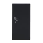 BUSCH-JAEGER - Wippe 2-fach rechts mit Symbol Dimmer Symbol Dimmen anthrazit - Plattform 63