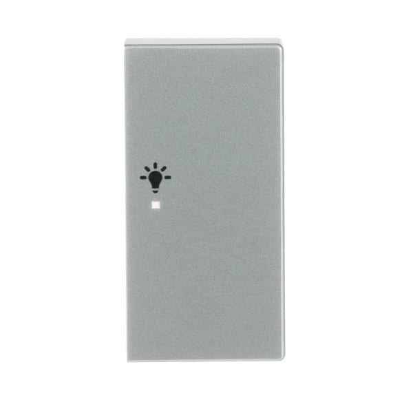 BUSCH-JAEGER - Wippe 2-fach rechts für flex f@h KNX mit Symbol Licht alusilber - Plattform 63