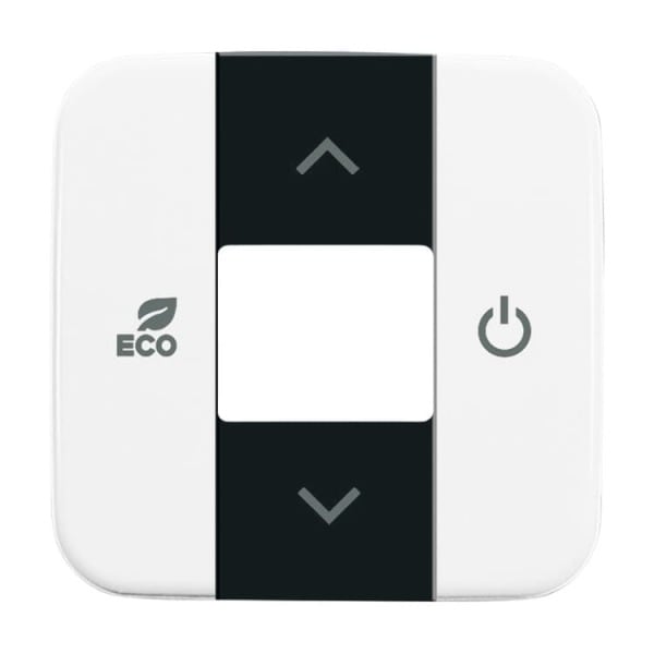 BUSCH-JAEGER - Abdeckrahmen Symbole ''Auf, Ab, ECO, Power'' 2-fach alpinweiß - Reflex SI