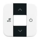 BUSCH-JAEGER - Abdeckrahmen Symbole ''Auf, Ab, ECO, Power'' 2-fach alpinweiß - Reflex SI