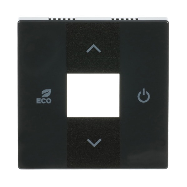 BUSCH-JAEGER - Abdeckrahmen Symbole ''Auf, Ab, ECO, Power'' 2-fach anthrazit - Plattform 63