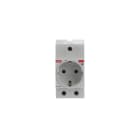 ABB - SCHUKO-Steckdose M1175-L lichtgrau RAL 1173 mit integrierter Kontrollleuchte
