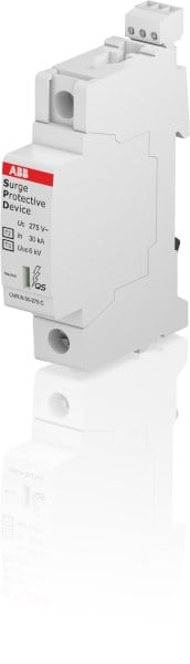 ABB - SPD Typ 2 für 230/400V 1P Imax 20kA In 5kA Up 0 9kV TS Telesignal