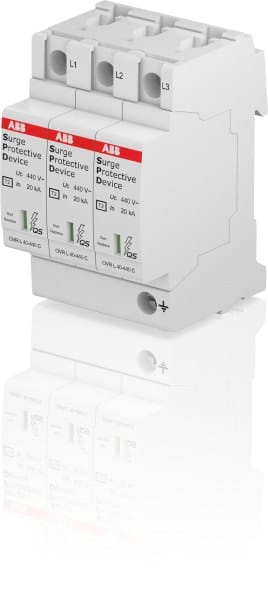 ABB - SPD Typ 2 für 400/690 V TN-C 3P Imax 40kA In 20kA Up 1 8kV