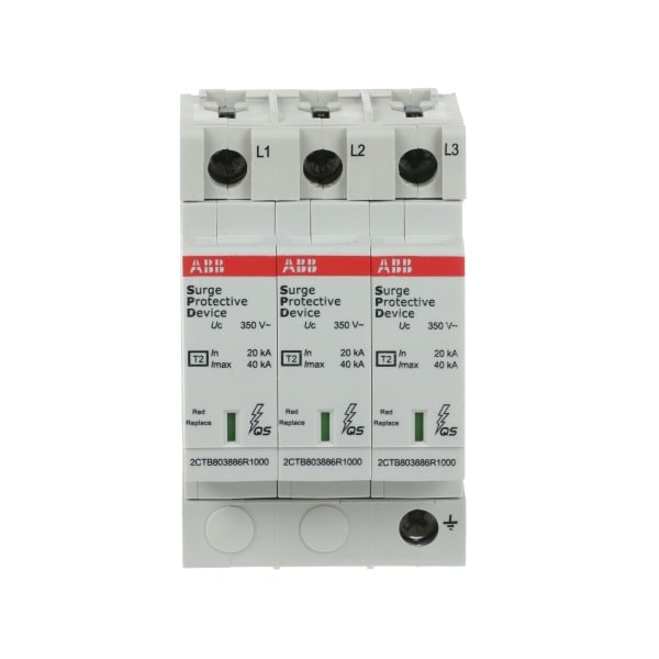 ABB - SPD Typ 2 für 230/400V TN-C 3P Imax 40kA In 20kA Up 1 5kV