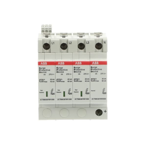 ABB - SPD Typ 2 für 230/400 V TT/TN-S 3 Ph.+NImax 40kAIn 20kAUp 125kVTS Telesignal