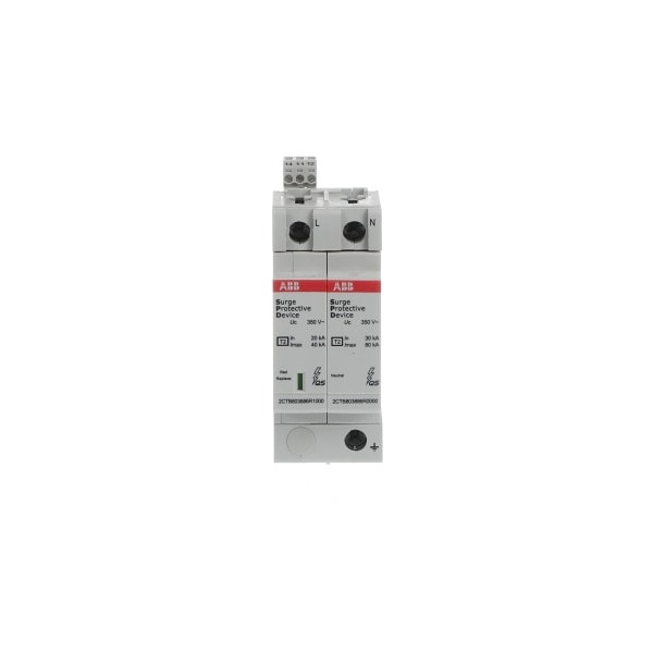 ABB - SPD Typ 2 für 230/400 V TT-1Phasig 1P+NImax 40 kAIn 20kAUp 15kVTS Telesignal