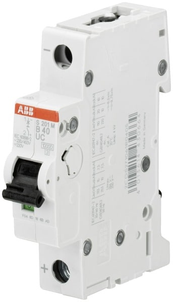 ABB - Sicherungsautomat - S200MUC - 1P - 40 A - B(AC) 10 kA