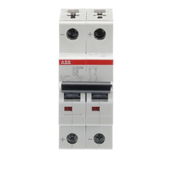 ABB - Sicherungsautomat - S200MUC - 2P - 6 A - C(AC) 10 kA
