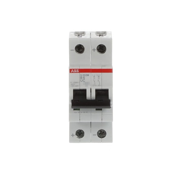 ABB - Sicherungsautomat - S200MUC - 2P - 6 A - B(AC) 10 kA