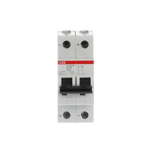 ABB - Sicherungsautomat - S200MUC - 2P - 10 A - B(AC) 10 kA