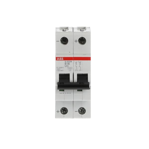 ABB - Sicherungsautomat - S200MUC - 2P - 16 A - B(AC) 10 kA