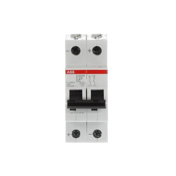 ABB - Sicherungsautomat - S200MUC - 2P - 25 A - C(AC) 10 kA