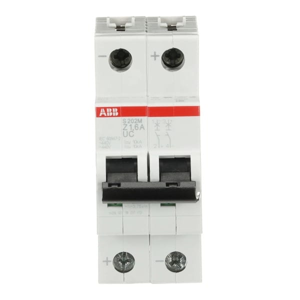 ABB - Sicherungsautomat - S200MUC - 2P - 1.6 A - Z(AC) 10 kA