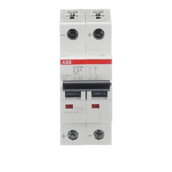 ABB - Sicherungsautomat - S200MUC - 2P - 4 A - Z(AC) 10 kA