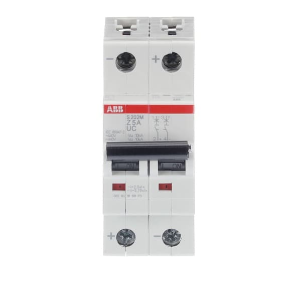 ABB - Sicherungsautomat - S200MUC - 2P - 5 A - Z(AC) 10 kA