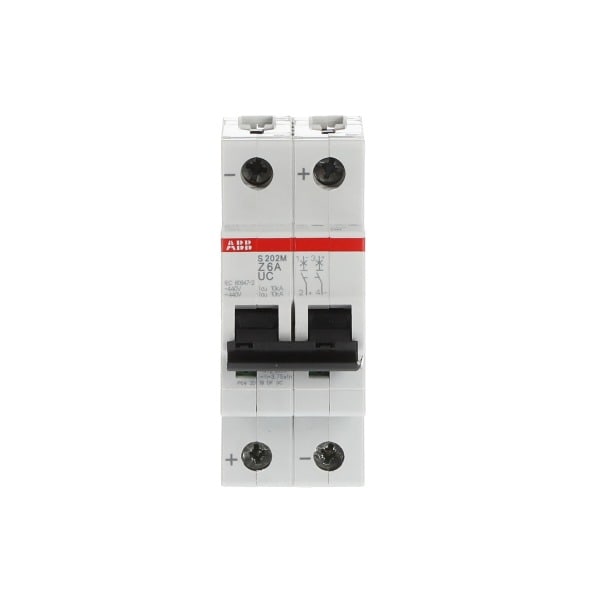 ABB - Sicherungsautomat - S200MUC - 2P - 6 A - Z(AC) 10 kA