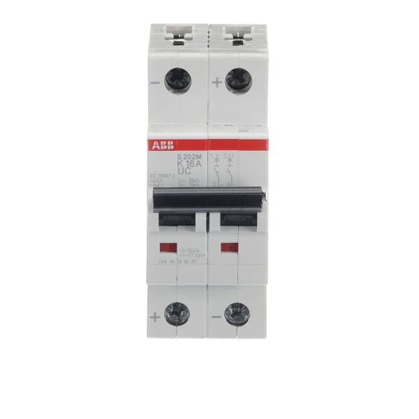 ABB - Sicherungsautomat - S200MUC - 2P - 16 A - K(AC) 10 kA
