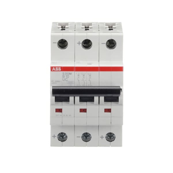 ABB - Sicherungsautomat - S200MUC - 3P - 10 A - B(AC) 10 kA