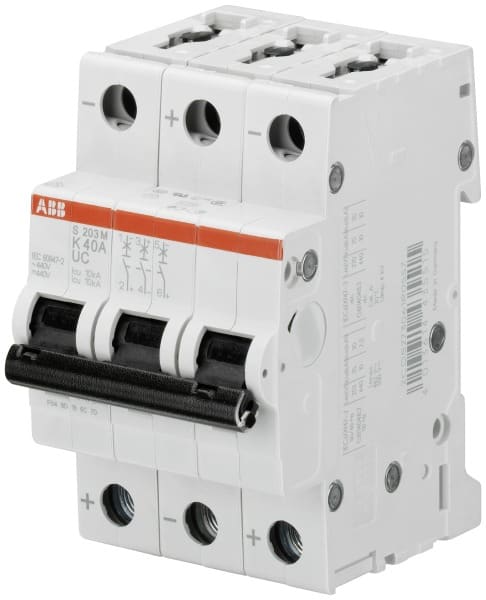 ABB - Sicherungsautomat - S200MUC - 3P - 5 A - K(AC) 10 kA