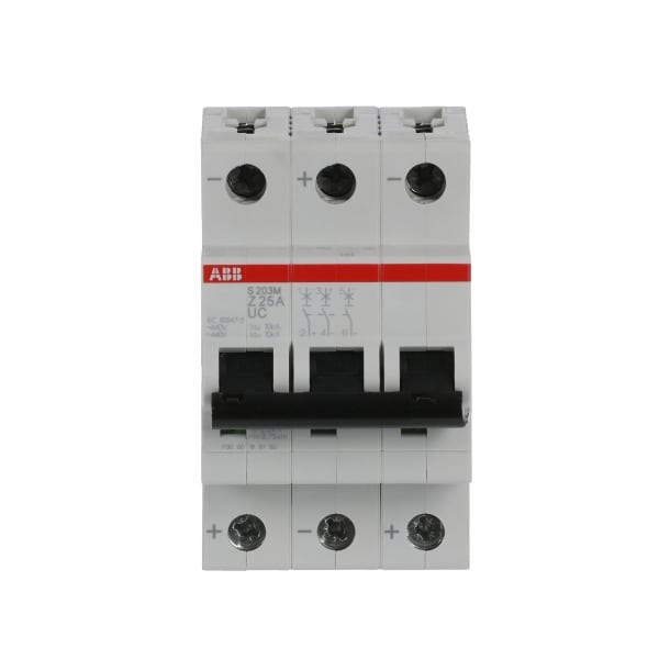 ABB - Sicherungsautomat - S200MUC - 3P - 25 A - Z(AC) 10 kA