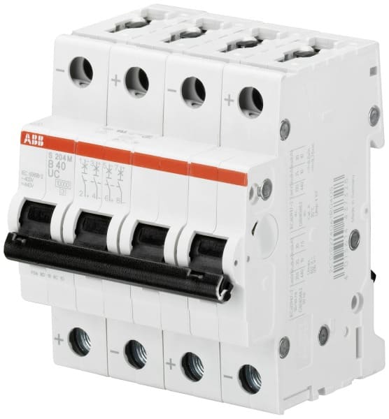 ABB - Sicherungsautomat - S200MUC - 4P - 4 A - C(AC) 10 kA