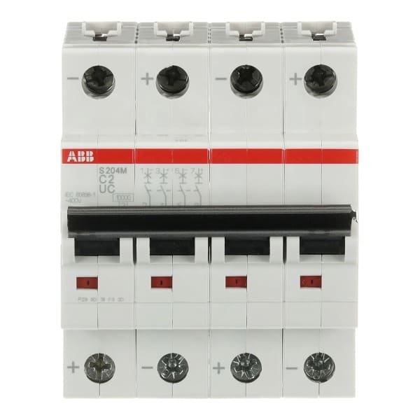 ABB - Sicherungsautomat - S200MUC - 4P - 2 A - C(AC) 10 kA