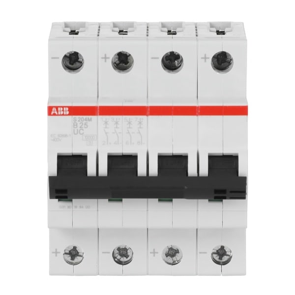 ABB - Sicherungsautomat - S200MUC - 4P - 25 A - B(AC) 10 kA