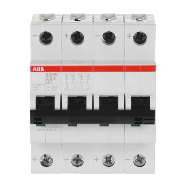 ABB - Sicherungsautomat - S200MUC - 4P - 6 A - Z(AC) 10 kA