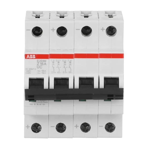 ABB - Sicherungsautomat - S200MUC - 4P - 16 A - Z(AC) 10 kA
