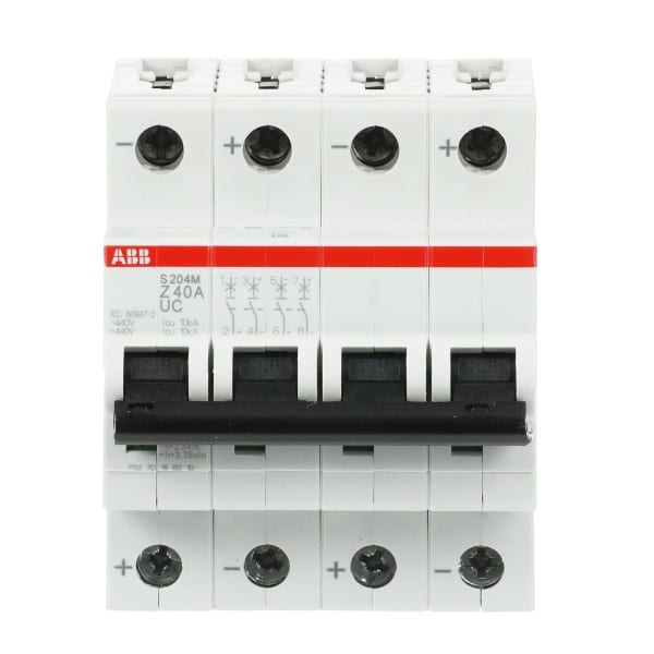 ABB - Sicherungsautomat - S200MUC - 4P - 40 A - Z(AC) 10 kA