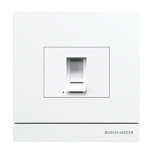 BUSCH-JAEGER - Außenstation mit Fingerprint-Modul weiß - Busch-Welcome 2-Draht