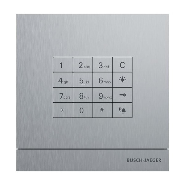 BUSCH-JAEGER - Außenstation mit Tastatur-Modul edelstahl - Busch-Welcome 2-Draht