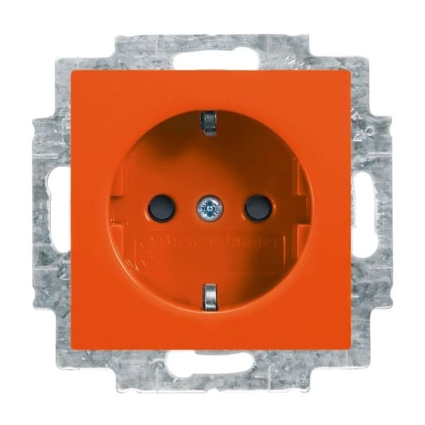 BUSCH-JAEGER - SCHUKO Steckdosen-Einsatz Safety+ orange - balance SI