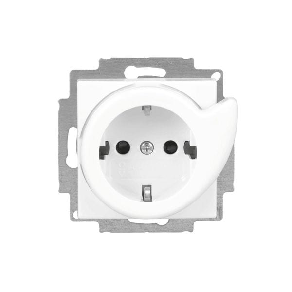 BUSCH-JAEGER - Busch-Servicesteckdose SCHUKO-Einsatz Safety+ alpinweiß - Busch-balance SI